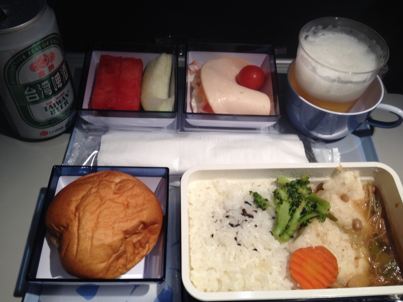 台北-バンコクの機内食